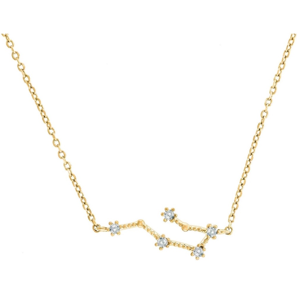 NEW Aquarius 14k Gold Plated Necklace